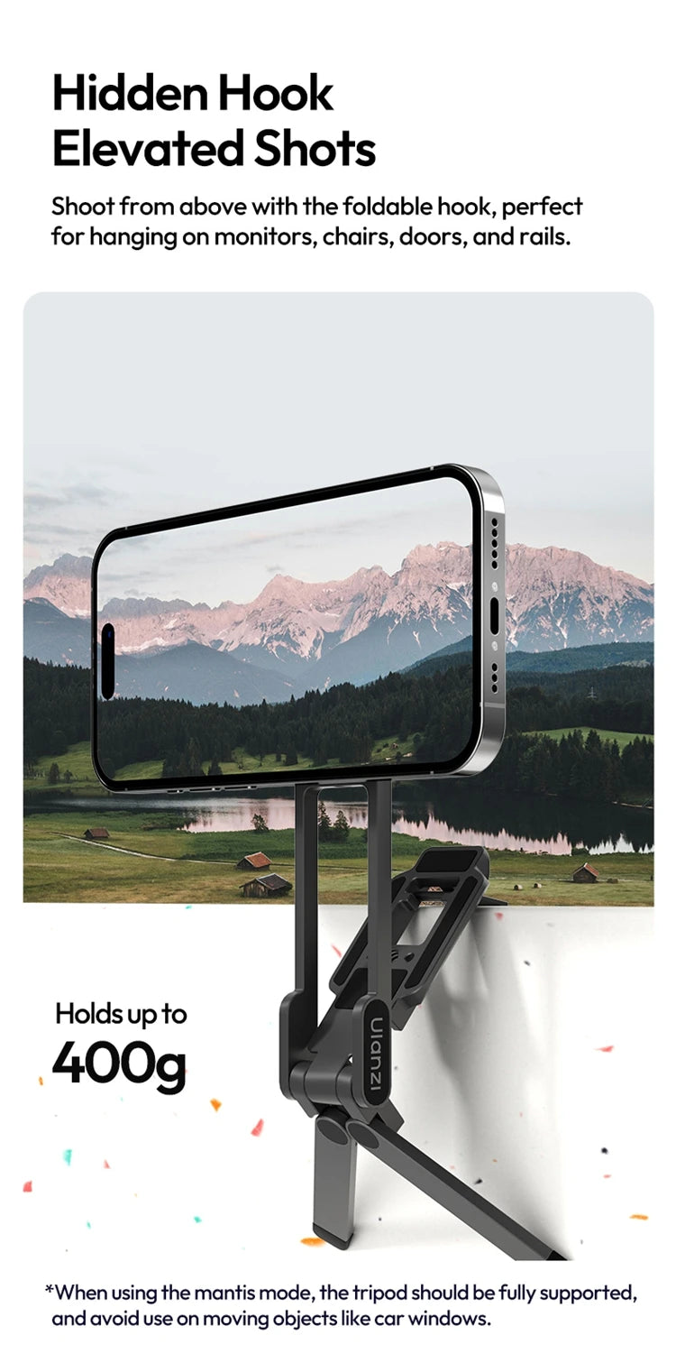 Magnetic Selfie Stick Tripod 5-in-1 for iPhone & Android Phones